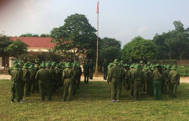 Nghi lễ chào cờ và đọc 10 lời thề của Quân đội nhân dân Việt Nam