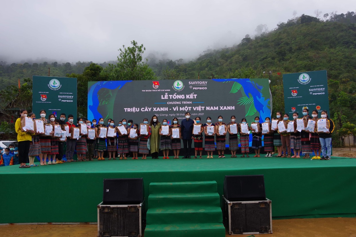 Tổng kết chương trình “Triệu cây xanh - Vì một Việt Nam xanh