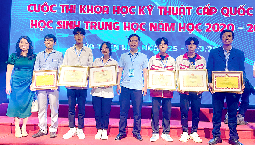 Sáng tạo của Đoàn viên thanh niên tỉnh Tuyên Quang tại Cuộc thi Khoa học kỹ thuật cấp quốc gia dành cho học sinh trung học năm học 2020 - 2021