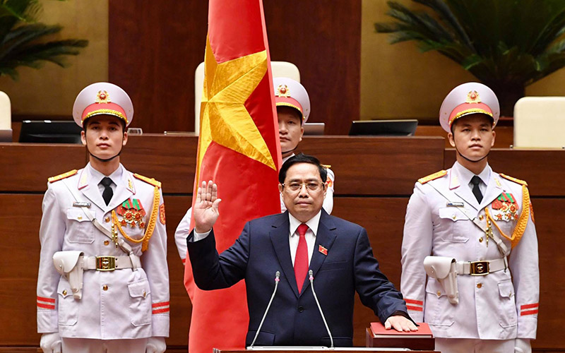 Đồng chí Phạm Minh Chính tuyên thệ nhậm chức Thủ tướng Chính phủ