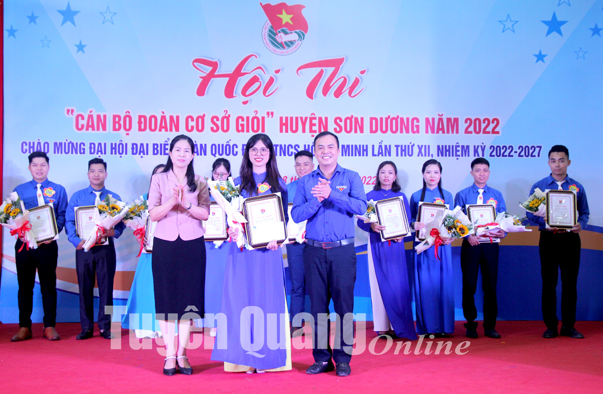 Hội thi cán bộ Đoàn cơ sở giỏi huyện Sơn Dương