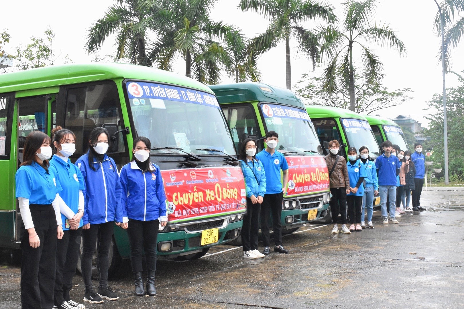 Ý nghĩa những chuyến xe “0 đồng” đưa hơn 700 học sinh, sinh viên về quê đón Tết