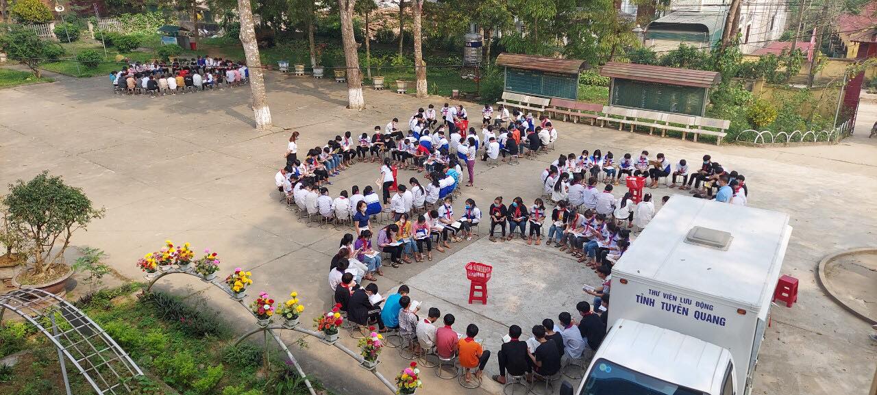 Các Liên đội trên địa bàn huyện Hàm Yên tổ chức “Ngày hội đọc sách” năm 2022