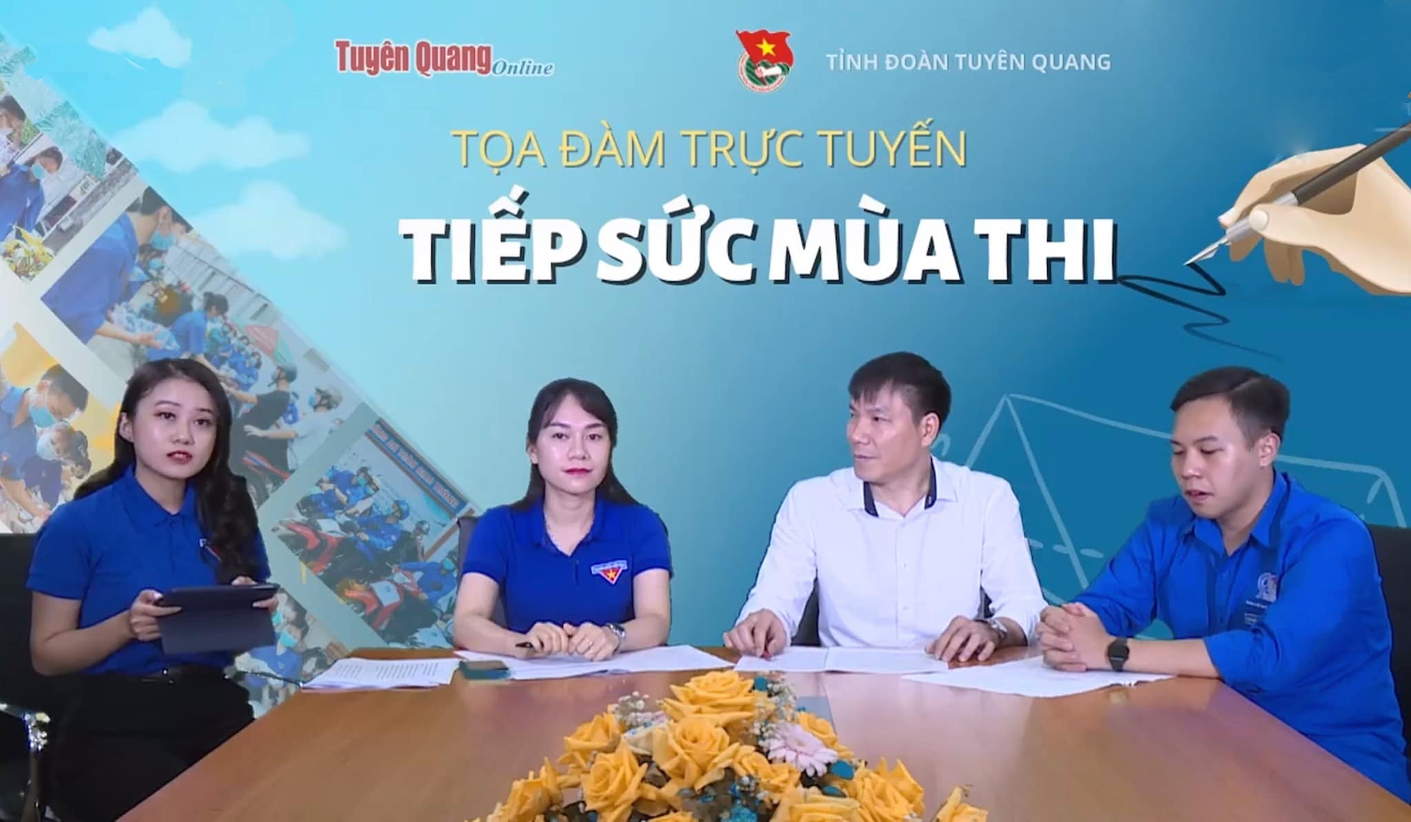 Tỉnh đoàn Tuyên Quang tổ chức toạ đàm trực tuyến tiếp sức mùa thi năm 2022