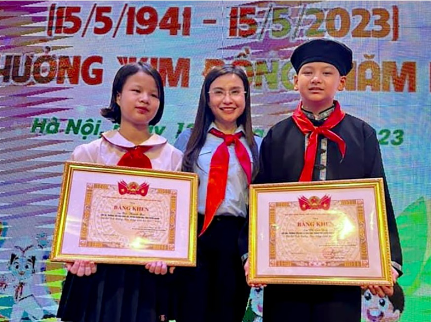 Tuyên Quang có 2 đội viên nhận Giải thưởng Kim Đồng