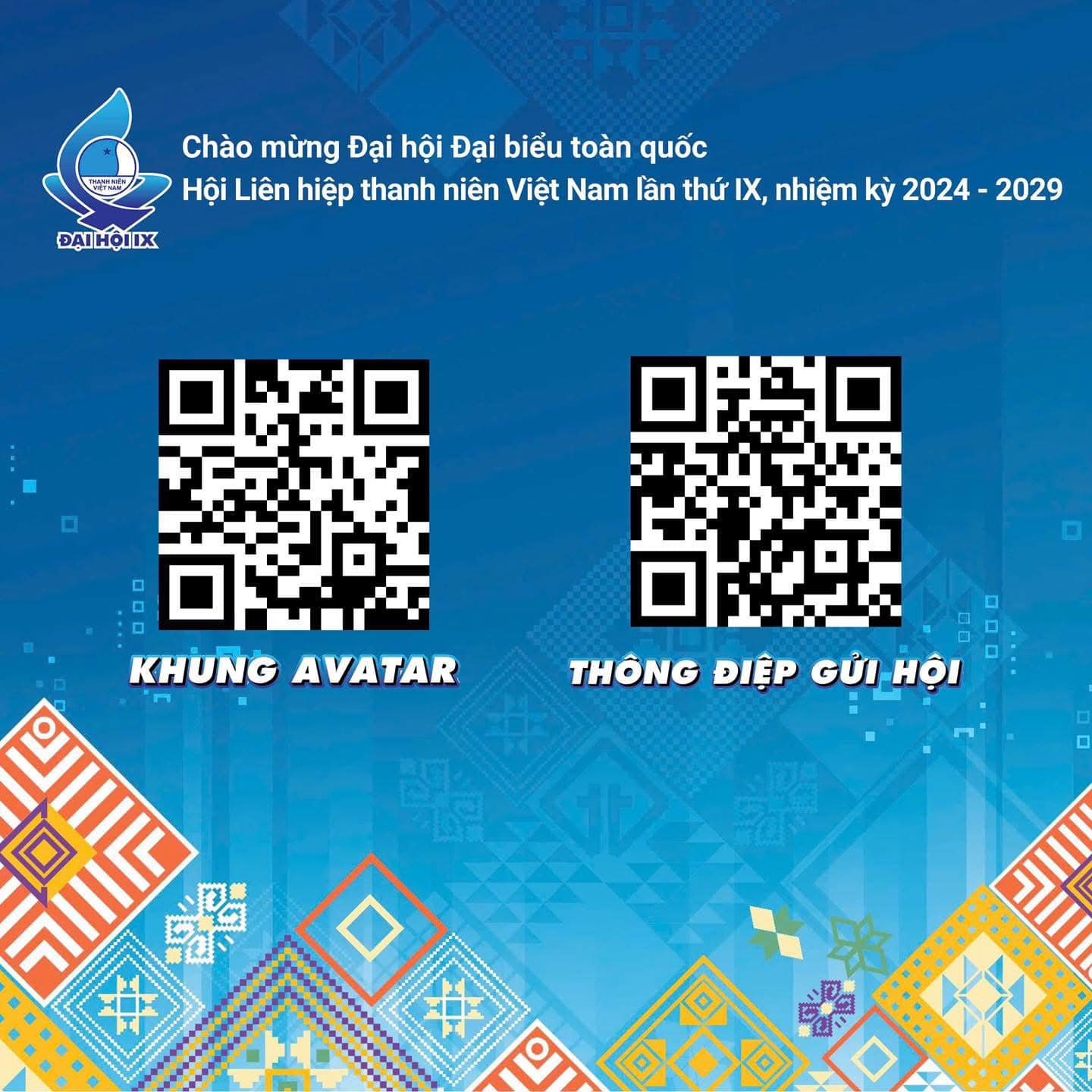 THAY KHUNG AVATAR - CHÀO ĐẠI HỘI, GỬI NGÀN THÔNG ĐIỆP - MỪNG ĐẠI HỘI ĐẠI BIỂU TOÀN QUỐC HỘI LHTN VIỆT NAM LẦN THỨ IX, NHIỆM KỲ 2024 - 2029