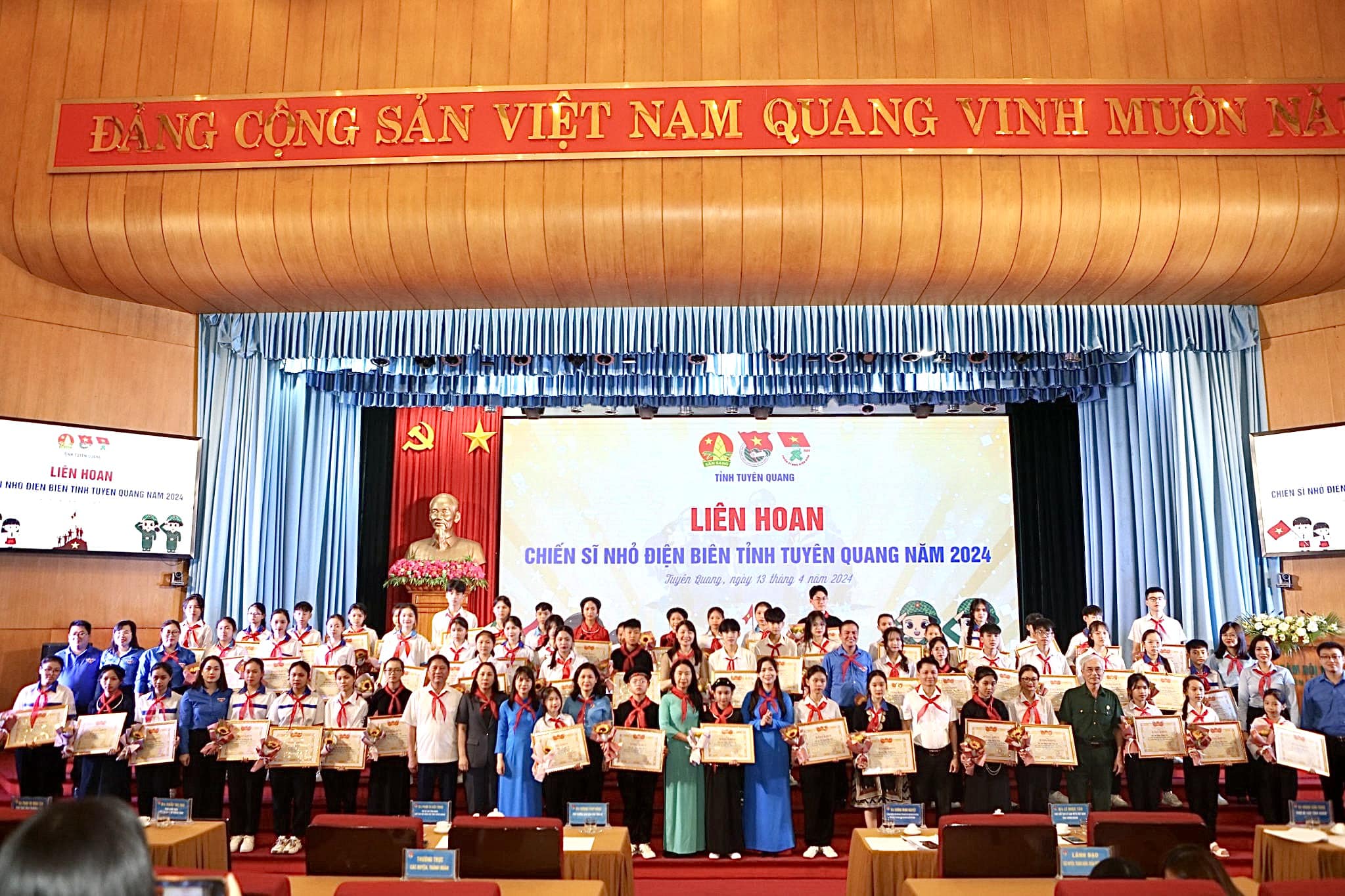 Nhiều hoạt động ý nghĩa tại liên hoan Chiến sĩ nhỏ Điện Biên tỉnh Tuyên Quang năm 2024