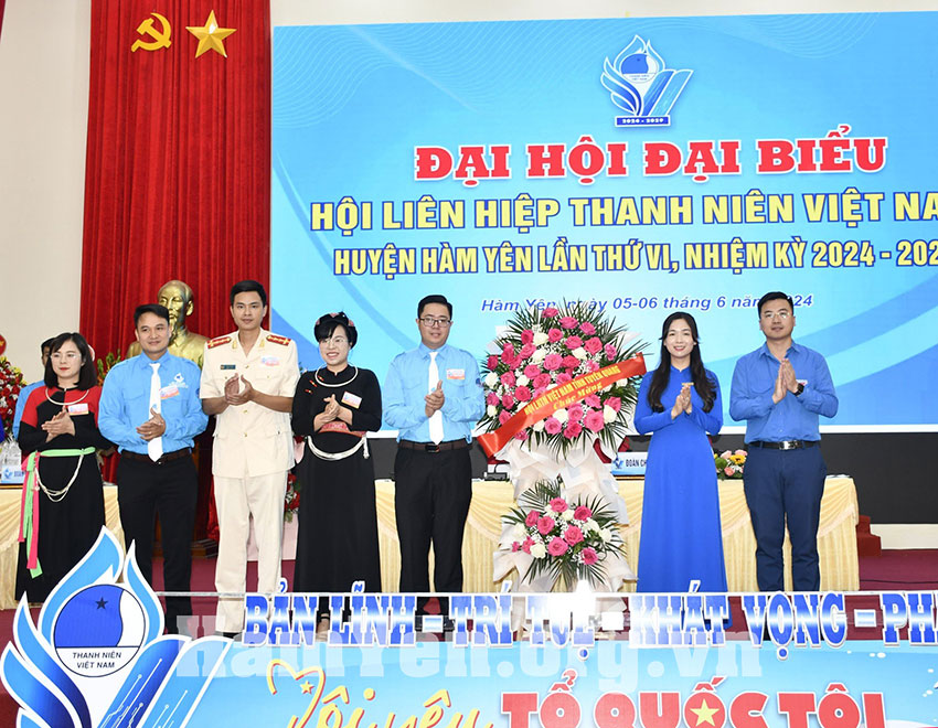 Đại hội đại biểu Hội LHTN Việt Nam huyện Hàm Yên lần thứ VI, nhiệm kỳ 2024 – 2029