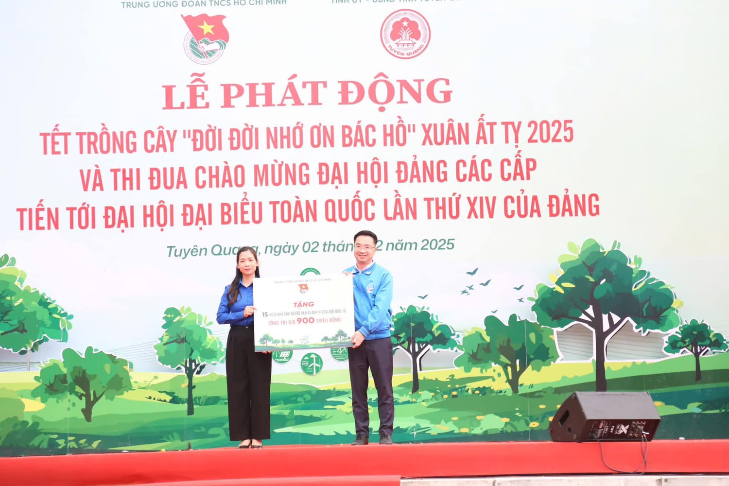 Trung ương Đoàn TNCS Hồ Chí Minh phát động Tết trồng cây “Đời đời nhớ ơn Bác Hồ” Xuân Ất Tỵ 2025