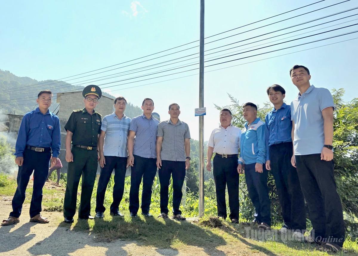 Đoàn xã Lũng Cú khánh thành công trình thanh niên chào mừng đại hội Đảng các cấp