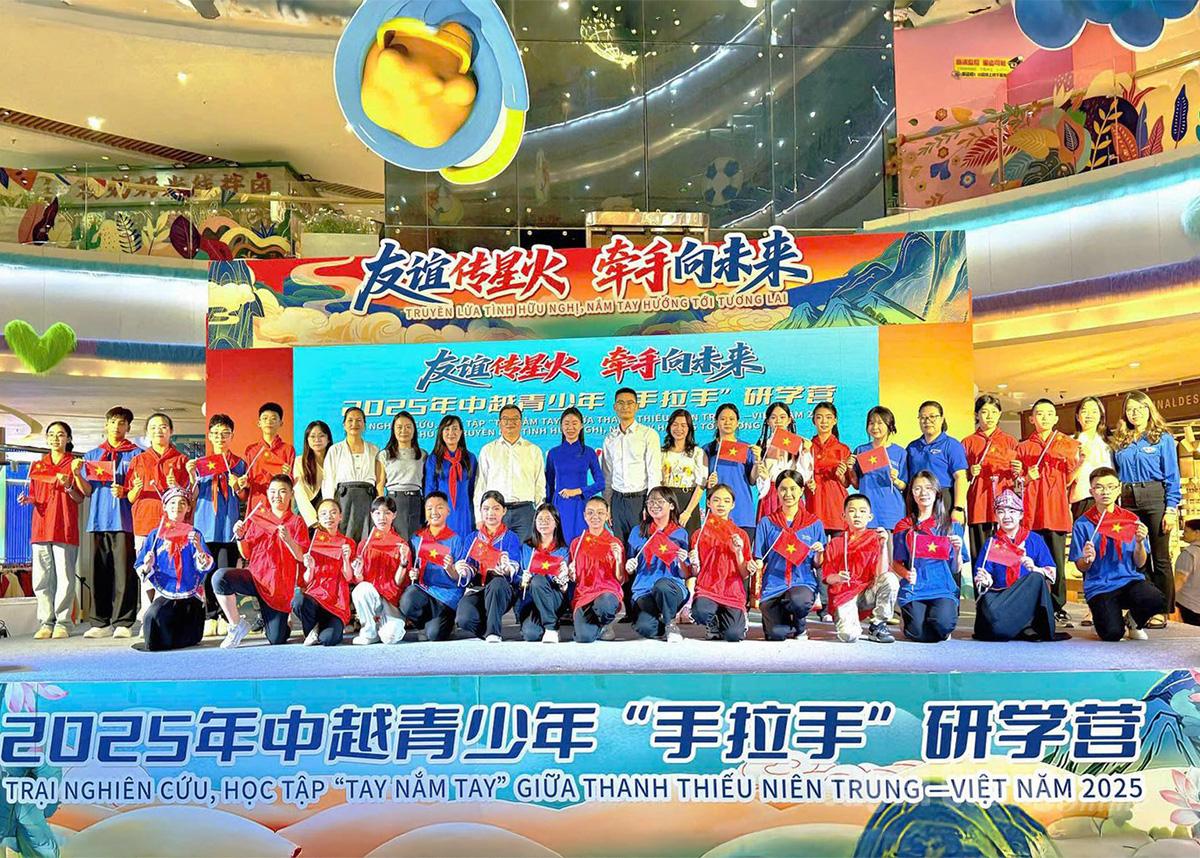 Giao lưu hữu nghị “Hành trình nghiên cứu đỏ Vân Nam giữa thanh thiếu niên Việt Nam – Trung Quốc” năm 2025